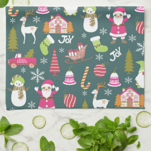 JoChristmas Green Geschirrtuch