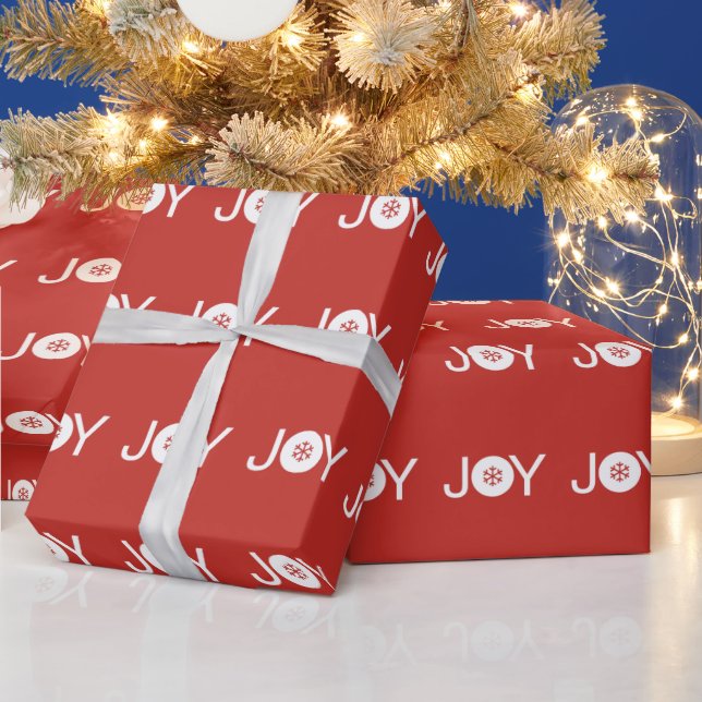 JoChristmas Red Wrapping Paper Geschenkpapier (Feiertage)