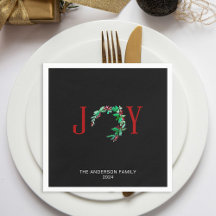 JoChristmas Wreath Holiday Watercolor Minimalistis