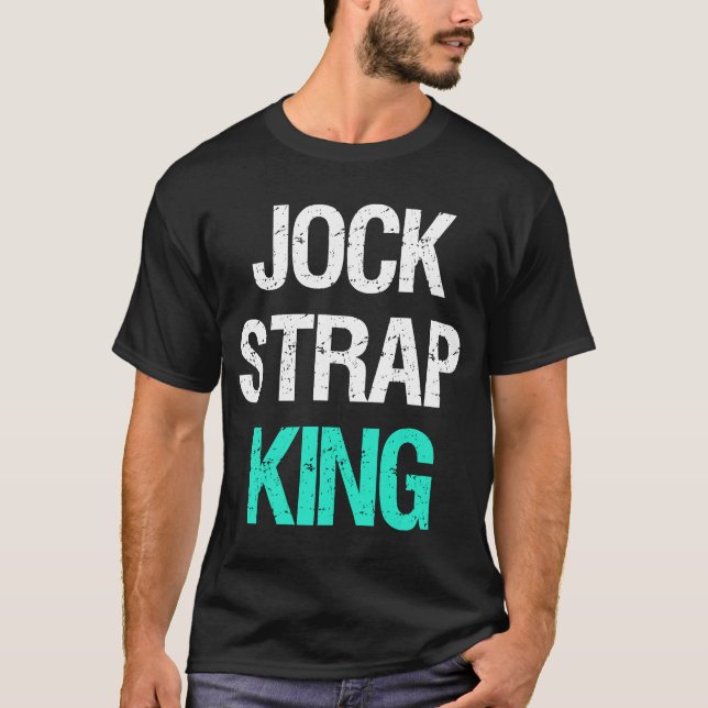 Jock Strap King für Football Fans Männer Frauen T-Shirt (Vorderseite)
