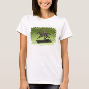 Jockey auf einem Pferd (Bronze) T-Shirt