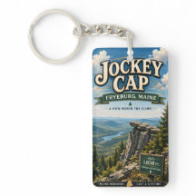 Jockey Cap Fryeburg Maine Rechteck Acryl