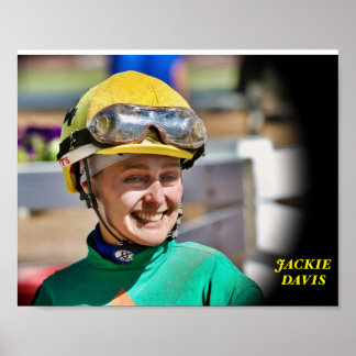 Jockey, Jackie Davis Poster