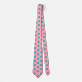 Jockey Silks Green Blue Dots auf Pink Derby Krawatte
