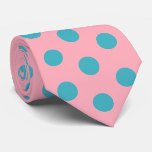 Jockey Silks Green Blue Dots auf Pink Derby Krawatte