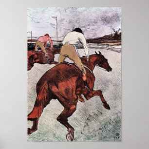 Jockey und Race Horse, Lautrec Poster