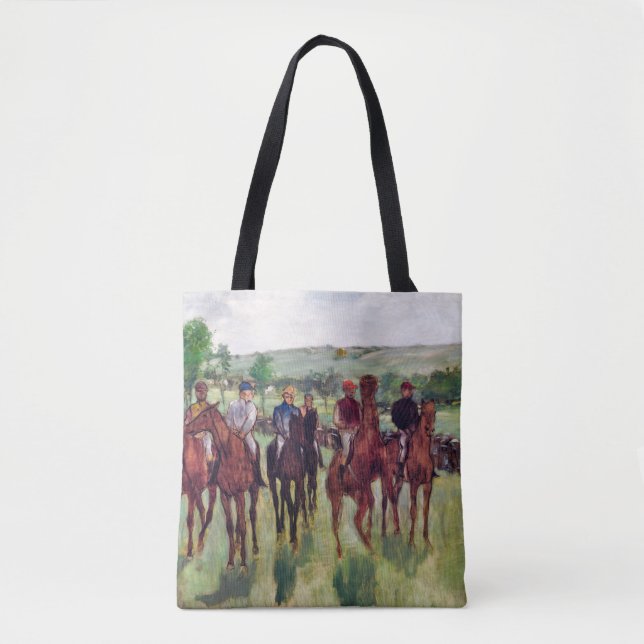 Jockeys und Rennpferde, Edgar Degas (Vorderseite)