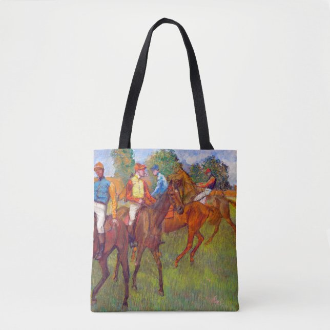 Jockeys und Rennpferde, Edgar Degas (Vorderseite)