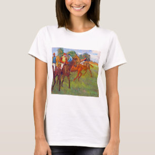 Jockeys und Rennpferde, Edgar Degas T-Shirt