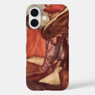 Jockeys von Edgar Degas, Vintage Pferderennen Kuns iPhone 16 Hülle