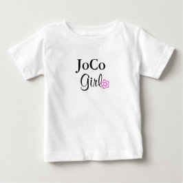 JoCo Girl Pink-Blume Baby T-shirt