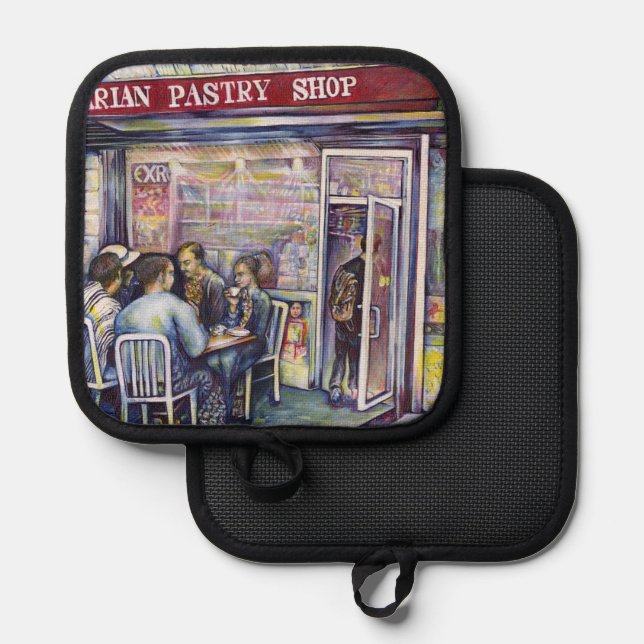 Jocund Topflappen (Vorderseite/Rückseite)