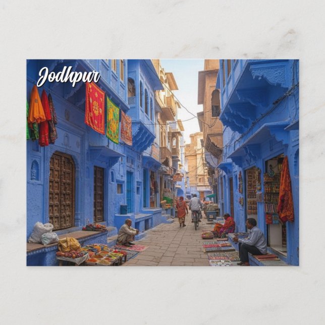 Jodhpur Indien Postkarte (Vorderseite)