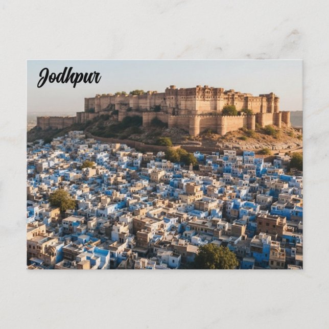 Jodhpur Indien Postkarte (Vorderseite)