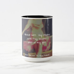 Jodi Livon Affirmations - Tanzen mit meinen Schatt Zweifarbige Tasse