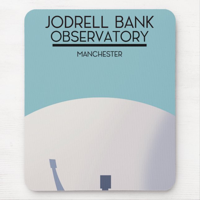 Jodrell Bank Observatory Space Art. Mousepad (Vorne)