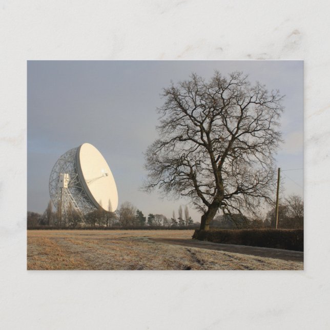 Jodrell Bank Postkarte (Vorderseite)