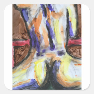 Jody Deux Quadratischer Aufkleber