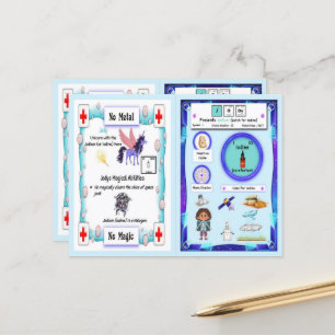 Jody - Jodium (Iodine) Horn Game Card Postkarte