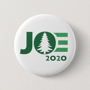 Joe 2020 Grünes Logo Button