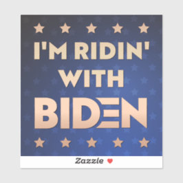 Joe 2020 - Ich bin Ridin' mit Biden Aufkleber