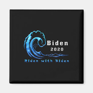 Joe 2020 Riden mit Biden Präsident Wahlkampf Liber Magnet
