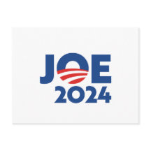 Joe 2020 Typografie in rot-weiß und blau modern