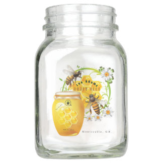 Joe Adams Honey Mason Jar Einmachglas