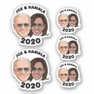 JOE AND KAMALA 2020 - Karikaturaviatoren Aufkleber
