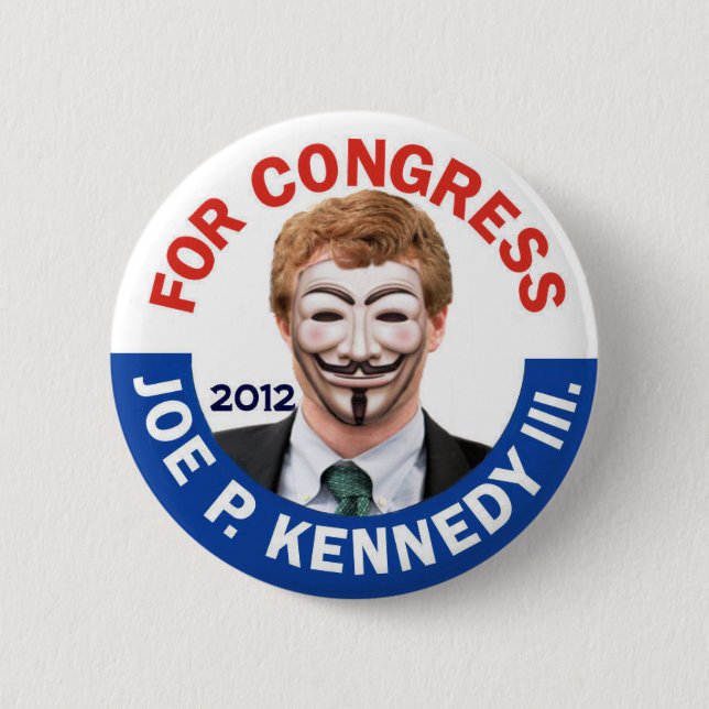Joe anonymes Kennedy besetzen Button (Vorderseite)
