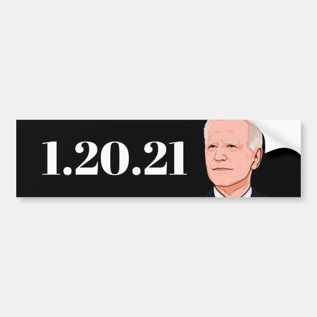 JOE BIDEN: 1.20.21 AUTOAUFKLEBER (Vorne)