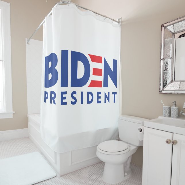 Joe Biden 2020 Biden für Präsident Duschvorhang (Beispiel)