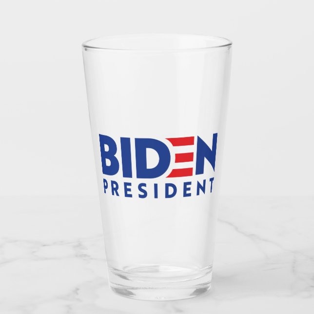 Joe Biden 2020 Biden für Präsident Glas (Vorderseite)