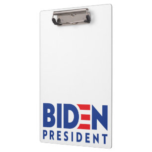 Joe Biden 2020 Biden für Präsident Klemmbrett
