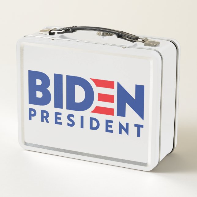 Joe Biden 2020 Biden für Präsident Metall Brotdose (Rückseite)