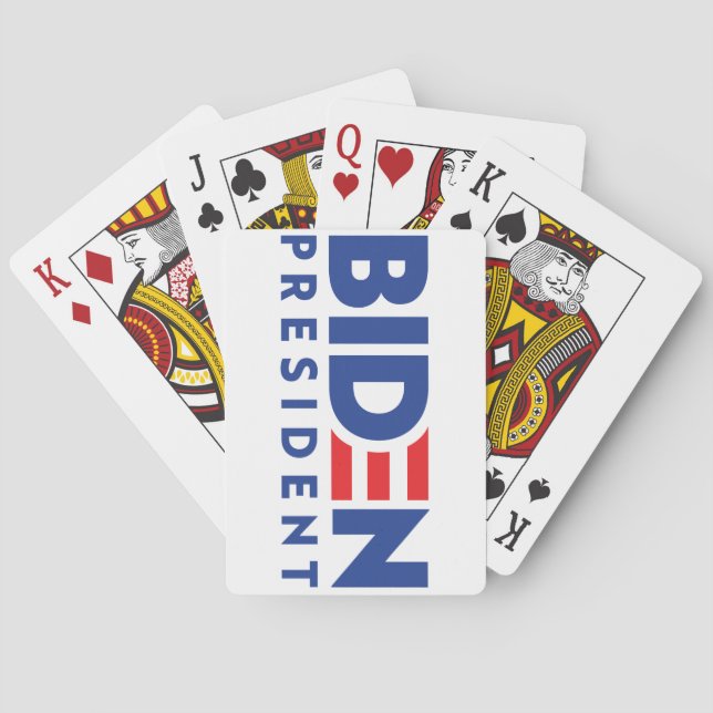 Joe Biden 2020 Biden für Präsident Spielkarten (Rückseite)