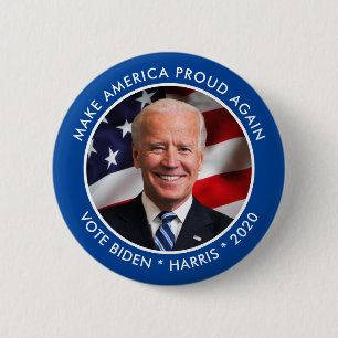 Joe Biden 2020 Collectible Keepake Foto Button