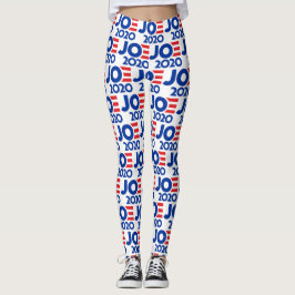Joe Biden 2020 Customizable Background Yoga Leggings