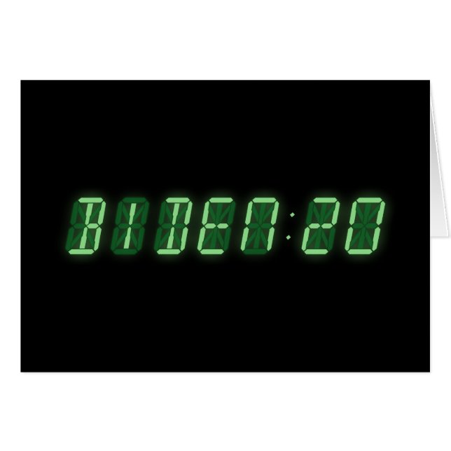 Joe Biden 2020 Digitale Uhr (Vorderseite (Horizontal))