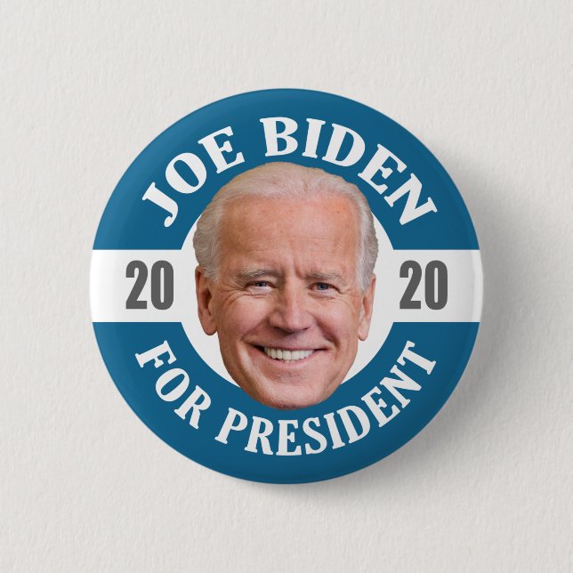 Joe Biden 2020 für President Foto Floating Head Button (Vorderseite)