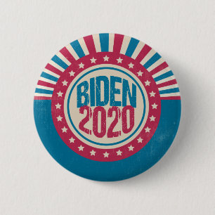 Joe Biden 2020 Retro Political Button