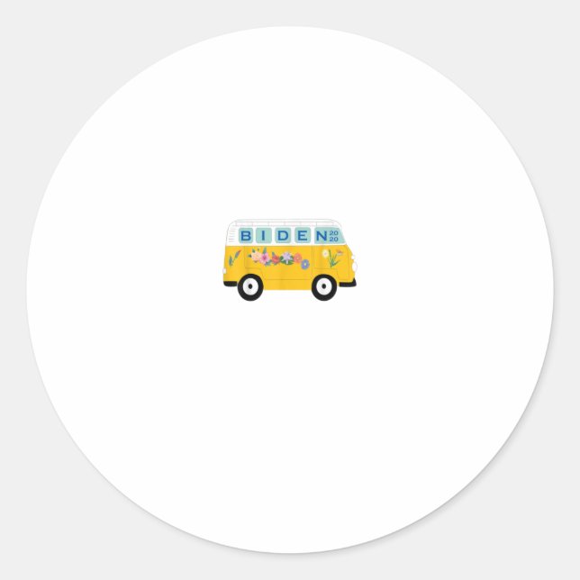 Joe Biden 2020 Vintag Runder Aufkleber (Vorderseite)