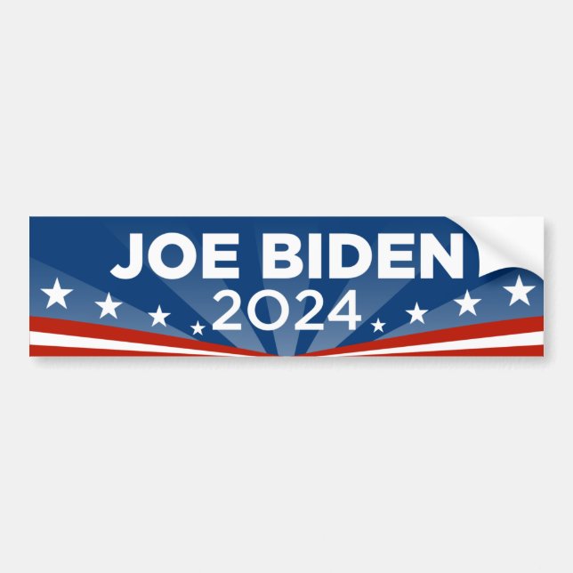 Joe Biden 2024 Autoaufkleber (Vorne)
