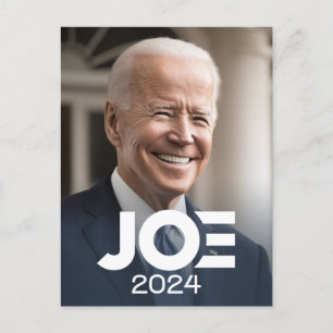 Joe Biden 2024 for President Photo Postkarte