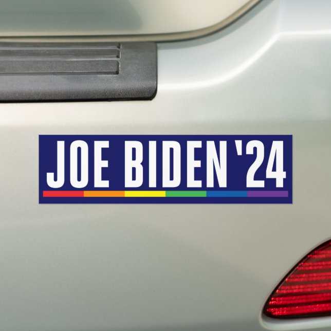 Joe Biden 2024 LGBT Pride Autoaufkleber (Auf Auto)