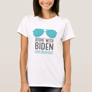 Joe Biden 2024 - Ridin' mit Biden T-Shirt