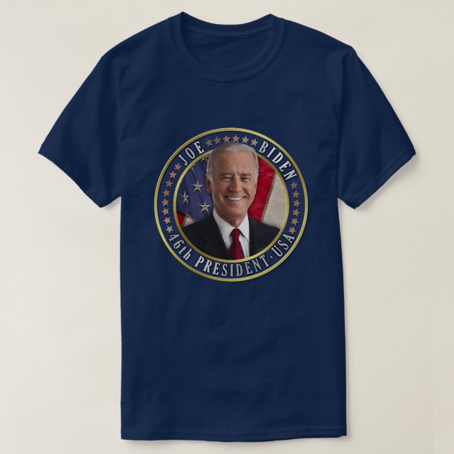 Joe Biden 46. Präsident USA Gedenkveranstaltung Fo T-Shirt (Design vorne)