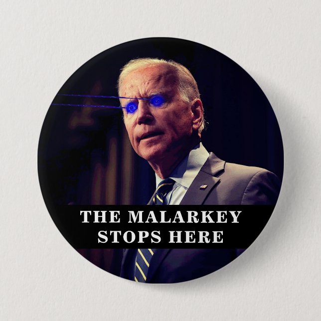 Joe Biden als Dark Brandon Button (Vorderseite)