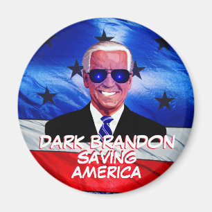 Joe Biden als Dark Brandon Magnet