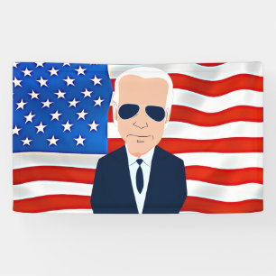 Joe Biden American Flag 2024 Wahl Banner